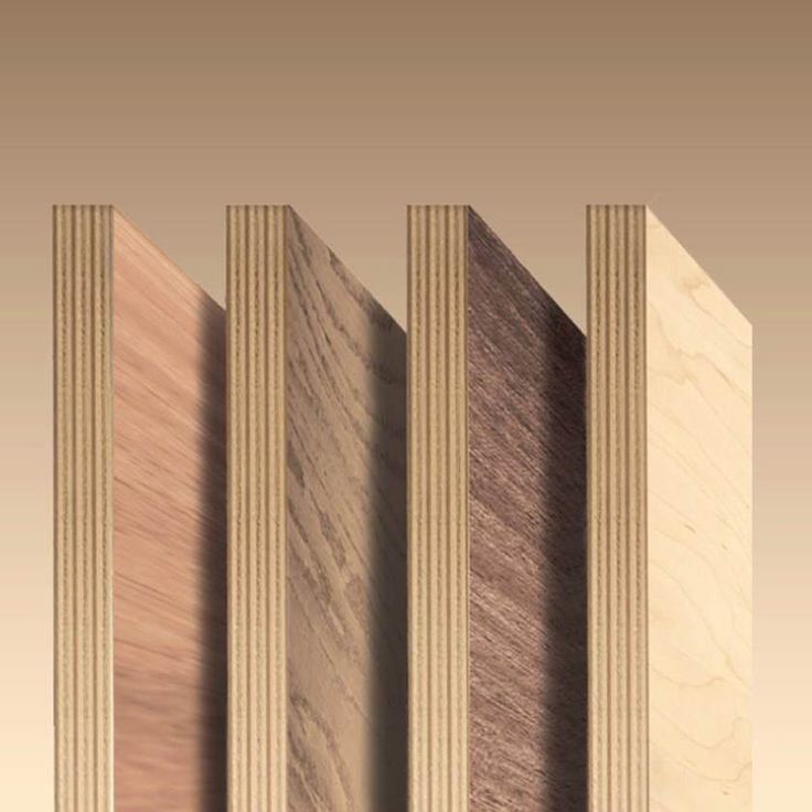 Decorative plywood panels and textures